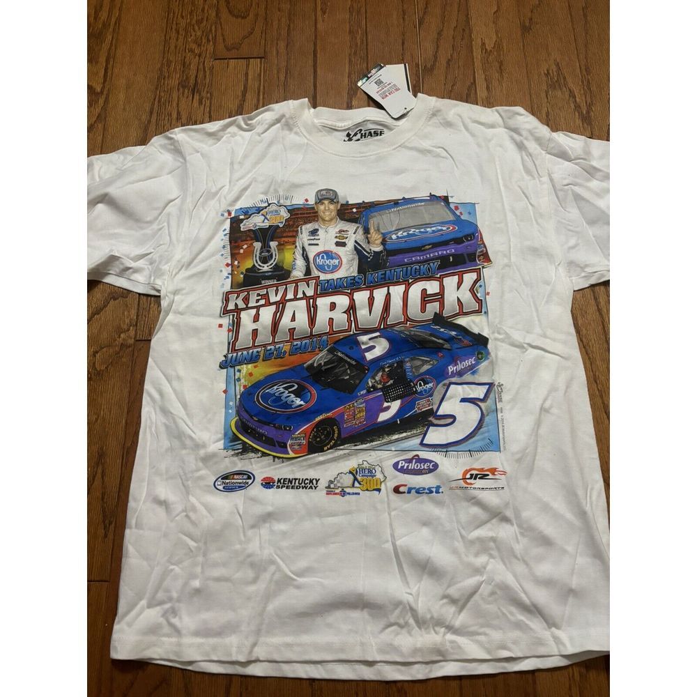 Kevin Harvick Motorsports Authentics NASCAR Men's Nationwide T-Shirt‎ Size Large